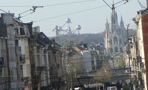 pohled směr Atomium